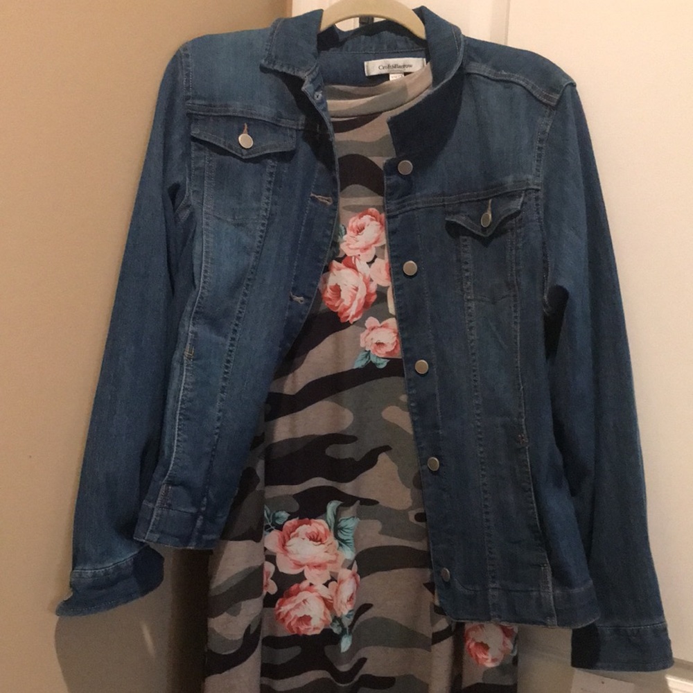 Floral Camo Dress : Plus - Picture 3 of 15